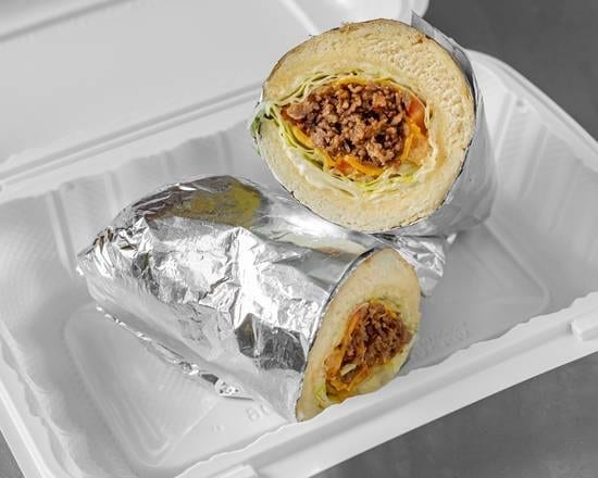 Chicken Cheese Steak Wrap.